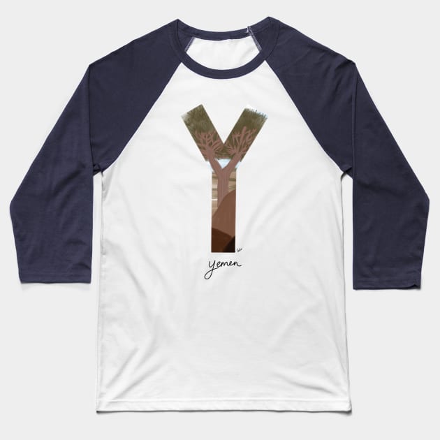 Bucket list destination - Yemen Baseball T-Shirt by gabbadelgado